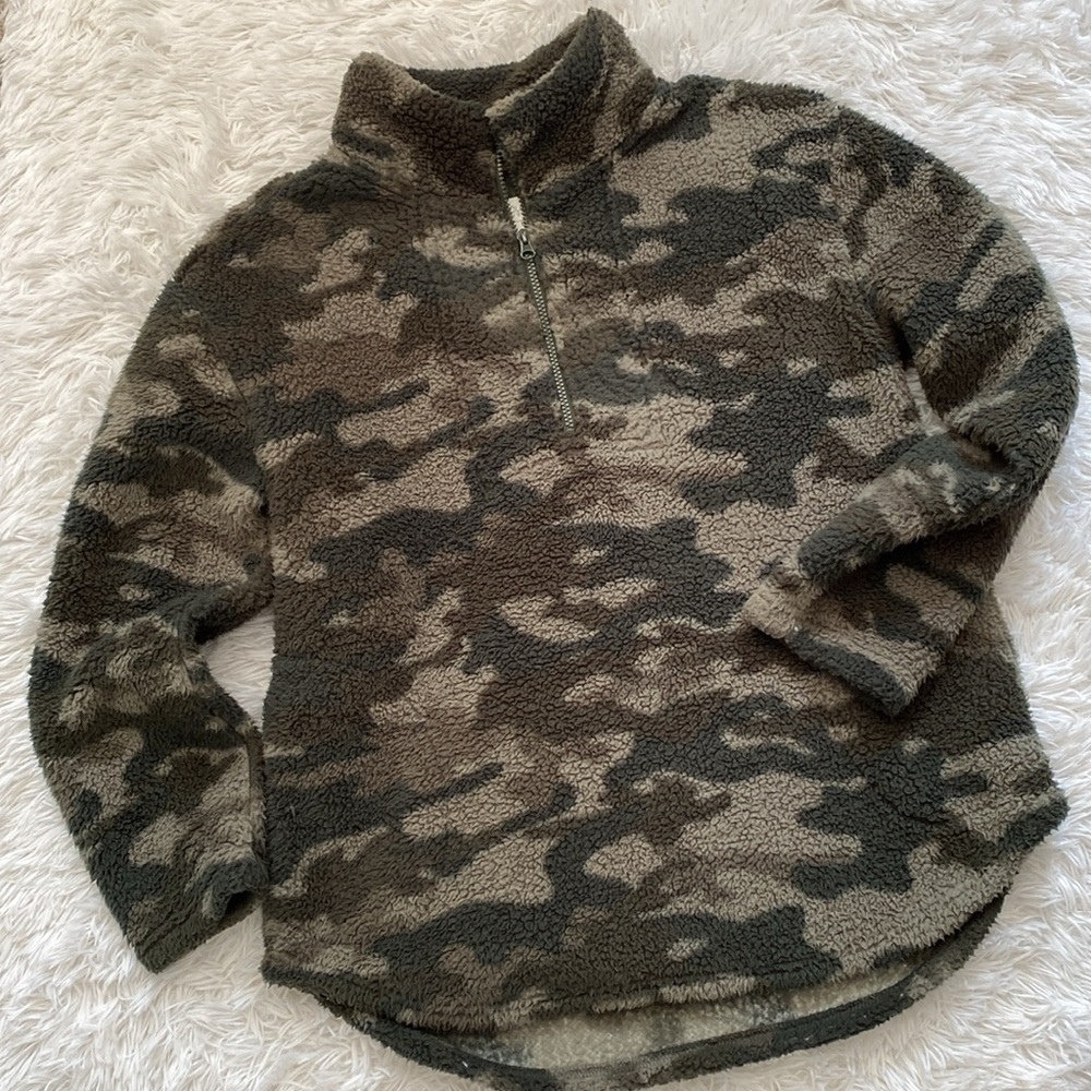 Kookaburra by UGG army fleece 1/4 zip pullover